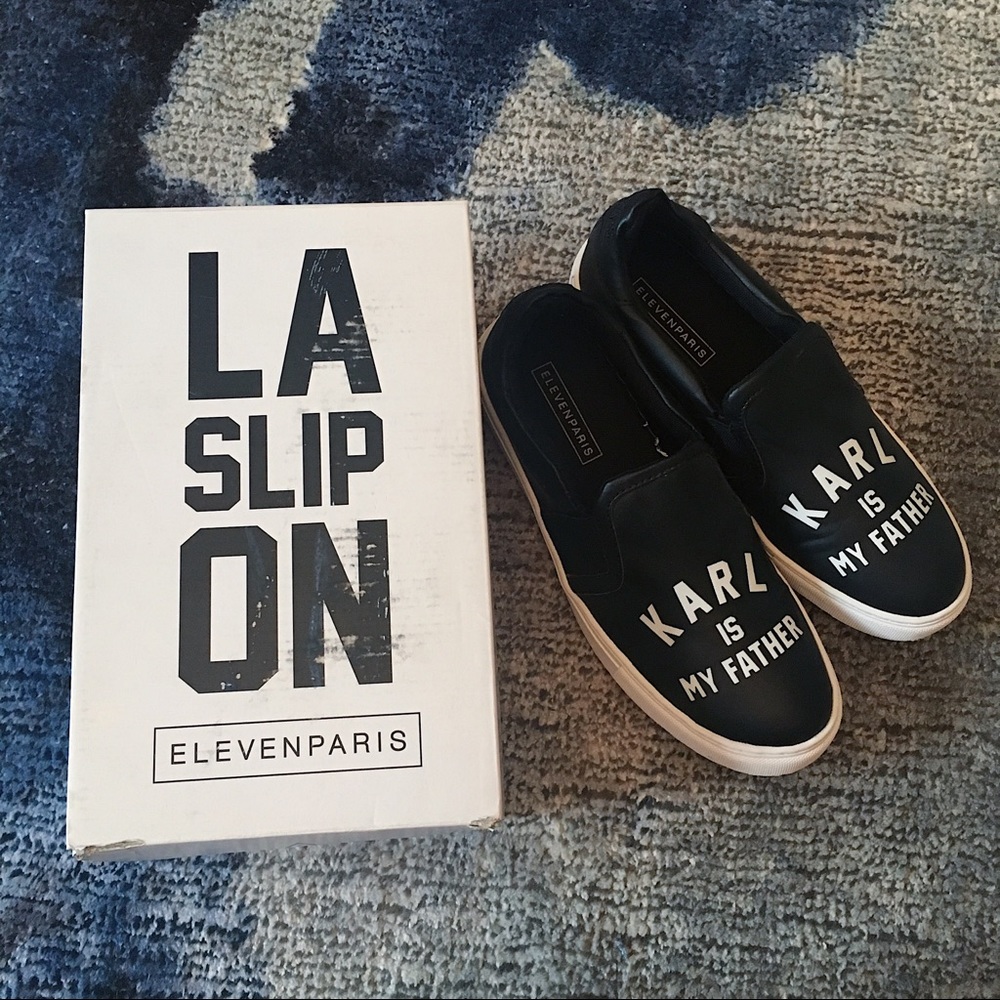 ELEVENPARIS Karl Is My Father Slip on Sneaker 🖤